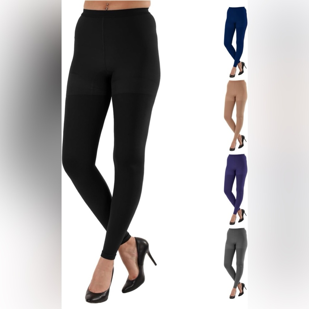 Medical Compression 20-30mmHg Footless Leggings for Women For Varicose Veins